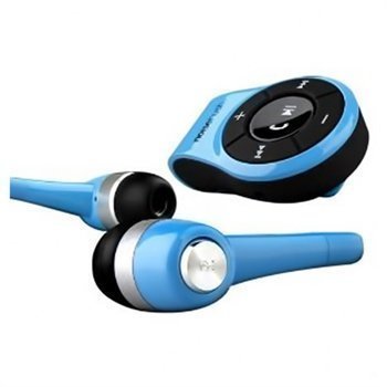 NoiseHush NS560 Clip-on Bluetooth Stereo Headset Blue
