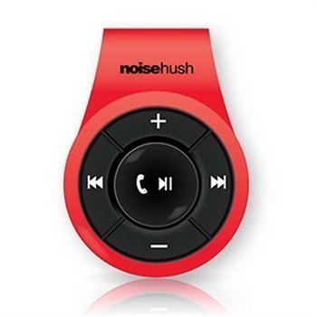 NoiseHush NS560 Clip-on Bluetooth Stereo Headset Red