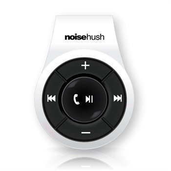 NoiseHush NS560 Clip-on Bluetooth Stereo Headset White