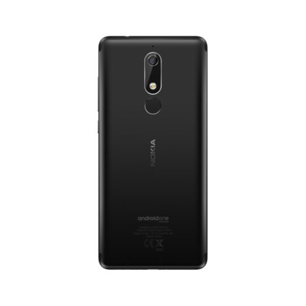 Nokia 5.1 2018 Takakansi Musta