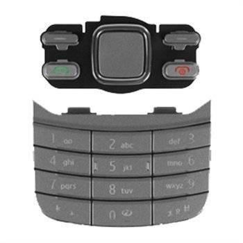 Nokia 6600i slide Keypad Set Latin Silver