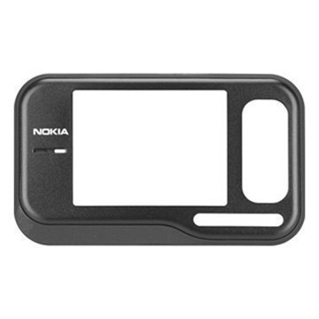 Nokia 6760 slide Front Cover Softtouch Black