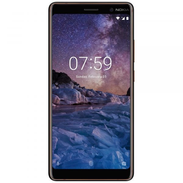 Nokia 7 Plus Dual Sim 64 Gt Musta / Kupari Puhelin