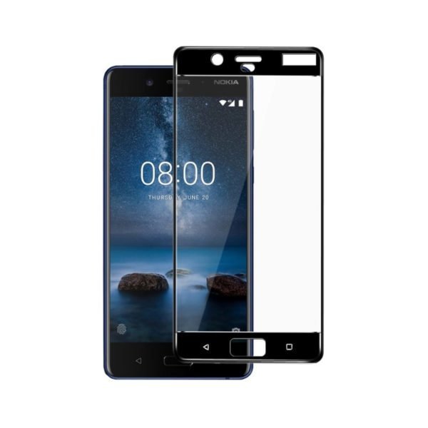 Nokia 8 Panssarilasi 2.5d Full Cover