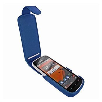 Nokia 808 PureView Piel Frama iMagnum2 Leather Case Blue