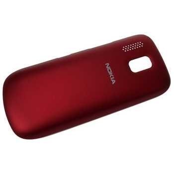 Nokia Asha 203 Takakuori Tummanpunainen