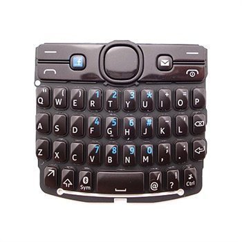 Nokia Asha 205 Näppäimistö Latin Tummanvaaleanpunainen
