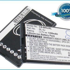 Nokia BL-5J yhteensopiva akku 1350 mAh