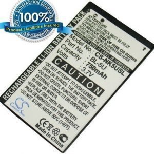 Nokia BL-5U yhteensopiva akku 1050 mAh