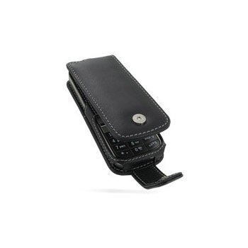 Nokia C5 PDair Leather Case Black