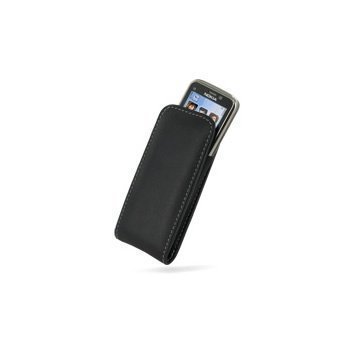 Nokia C5 PDair Leather Case Black