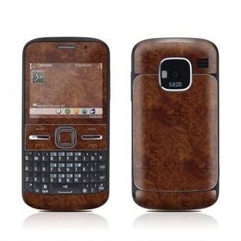 Nokia E5 Dark Burlwood Skin