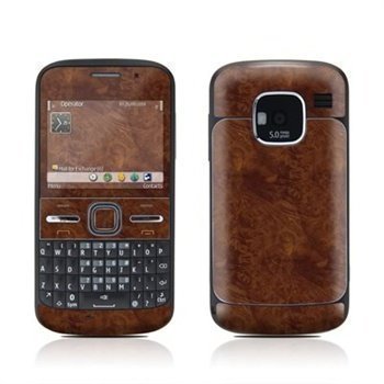 Nokia E5 Dark Burlwood Skin