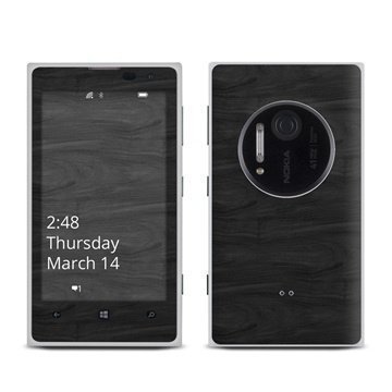 Nokia Lumia 1020 Black Woodgrain Suojakalvo