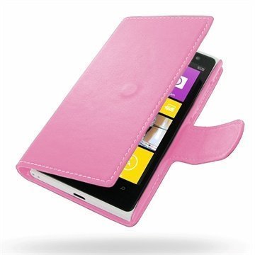 Nokia Lumia 1020 PDair Leather Case P3JNKI2B41d Vaaleanpunainen