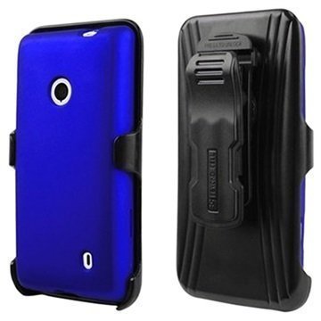 Nokia Lumia 521 Beyond Cell Cell 3in1 Combo Cover Blue / Black