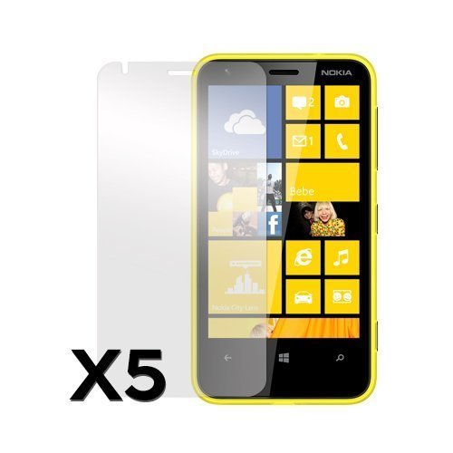 Nokia Lumia 620 Näytön Suojakalvo 5 Kpl