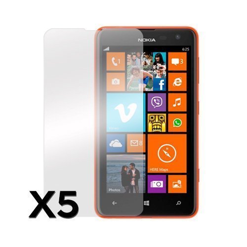 Nokia Lumia 625 Näytön Suojakalvo 5 Kpl