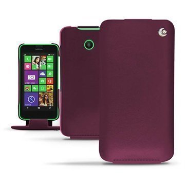 Nokia Lumia 630 Nokia Lumia 635 Noreve Tradition Läpällinen Nahkakotelo Lie de Vin