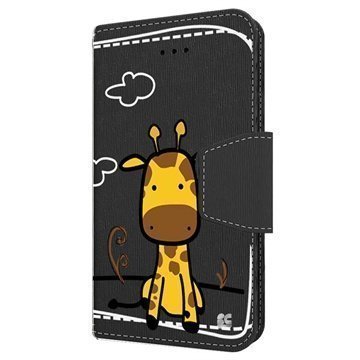 Nokia Lumia 635 Beyond Cell Infolio Design Nahkainen Lompakkokotelo Giraffe