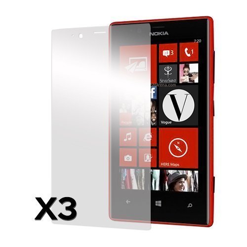 Nokia Lumia 720 Näytön Suojakalvo 3 Kpl