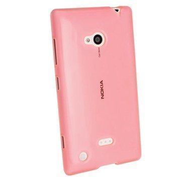 Nokia Lumia 720 iGadgitz Crystal TPU-Kotelo Pinkki