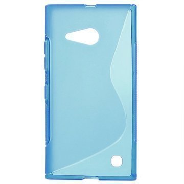 Nokia Lumia 730 Dual Sim Lumia 735 S-Curve TPU-Kotelo Sininen