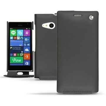 Nokia Lumia 730 Dual Sim Nokia Lumia 735 Noreve Tradition Läpällinen Nahkakotelo PerpÃ©tuelle Musta