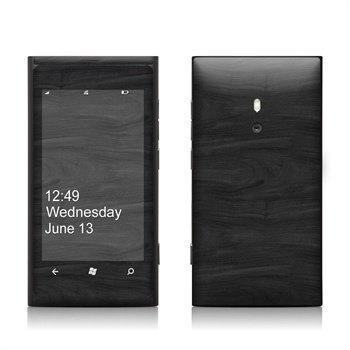 Nokia Lumia 800 Black Woodgrain Suojakalvo