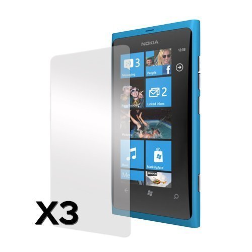 Nokia Lumia 800 Näytön Suojakalvo 3 Kpl
