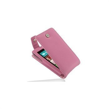 Nokia Lumia 800 PDair Leather Case 3JNKL8T41 Vaaleanpunainen