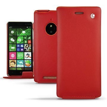 Nokia Lumia 830 Noreve Tradition Läpällinen Nahkakotelo PerpÃ©tuelle Punainen