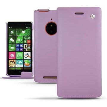 Nokia Lumia 830 Noreve Tradition Läpällinen Nahkakotelo PerpÃ©tuelle Violetti