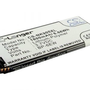 Nokia Lumia 900 BP-6EW yhteensopiva akku 1800 mAh