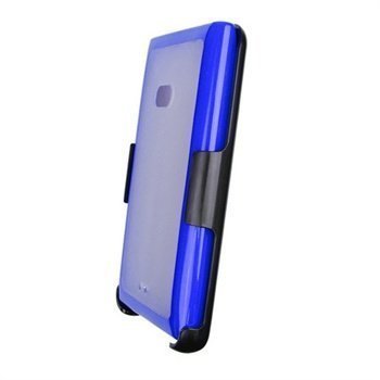 Nokia Lumia 900 Beyond Cell 3in1 Combo Kotelo Sininen Kirkas / Musta