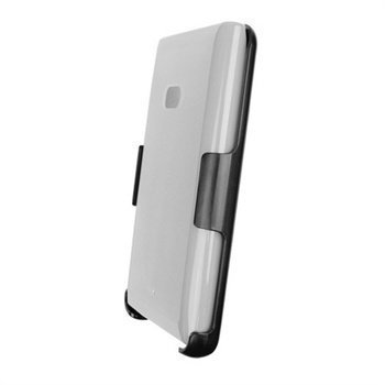 Nokia Lumia 900 Beyond Cell 3in1 Combo Kotelo Valkoinen Kirkas / Musta