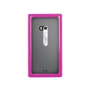 Nokia Lumia 900 Beyond Cell AquaFlex TPU Cover Black / Hot Pink