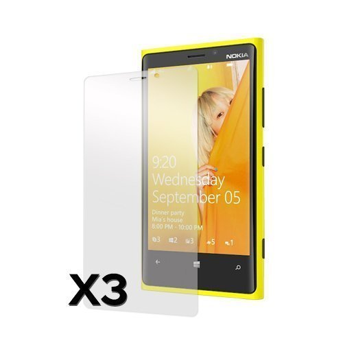 Nokia Lumia 920 Näytön Suojakalvo 3 Kpl