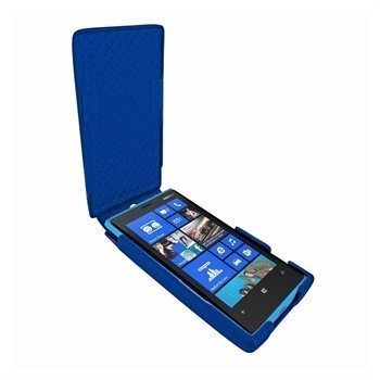 Nokia Lumia 920 Piel Frama iMagnum Leather Case Blue