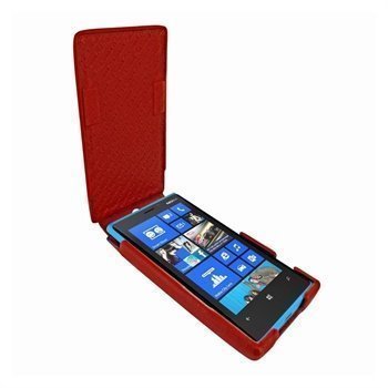 Nokia Lumia 920 Piel Frama iMagnum Leather Case Red