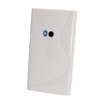 Nokia Lumia 920 iGadgitz Kaksivärinen TPU-Suojakotelo Valkoinen