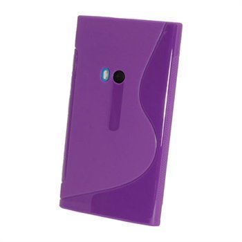 Nokia Lumia 920 iGadgitz Kaksivärinen TPU-Suojakotelo Violetti
