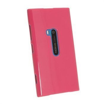 Nokia Lumia 920 iGadgitz Kiiltävä TPU-Suojakotelo Tumma Pinkki