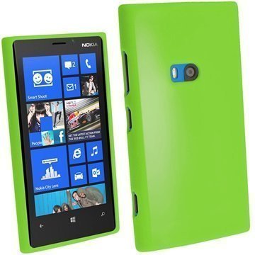Nokia Lumia 920 iGadgitz Kiiltävä TPU-Suojakotelo Vihreä