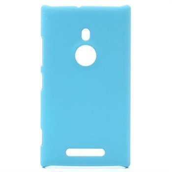 Nokia Lumia 925 Kumipintainen Suojakotelo Baby Blue