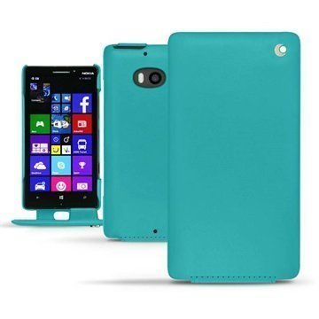 Nokia Lumia 930 Noreve Tradition Läpällinen Nahkakotelo Pulsion Sininen Fluo