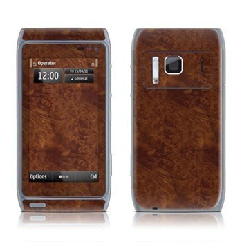 Nokia N8 Dark Burlwood Skin