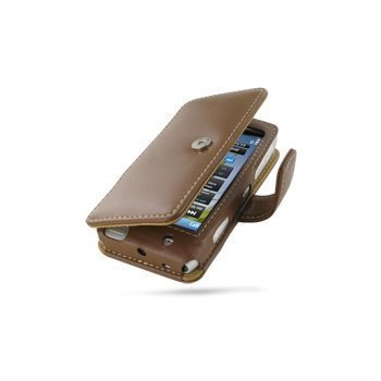 Nokia N8 PDair Leather Case 3TNKNXB41 Ruskea