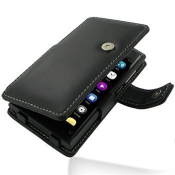 Nokia N9-00 PDair Leather Case 3BNKNNB41 Musta