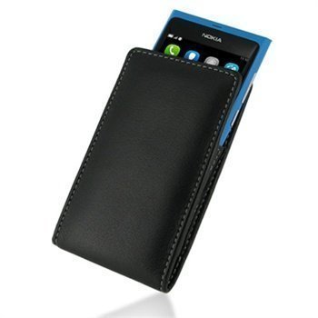 Nokia N9-00 PDair Leather Case 3BNKNNV01 Musta